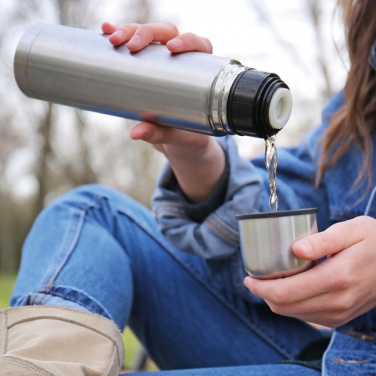 Logo trade promotional giveaways picture of: Stainless steel isolating flask VIRGINIA BEACH 100 ml