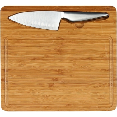 Logotrade promotional gift picture of: Cutting board with knife MANTOVA