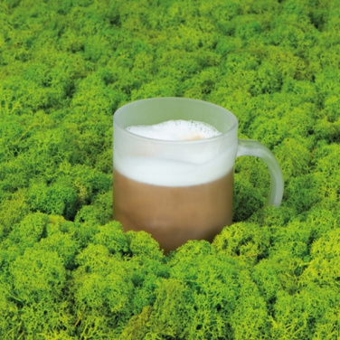 Logotrade promotional gift image of: Glass coffee mug GENEVA 300 ml