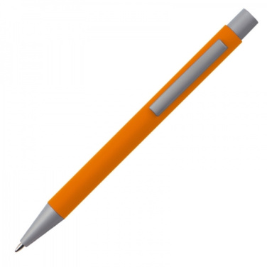 Logo trade corporate gifts picture of: Metal ballpen soft touch ABU DHABI