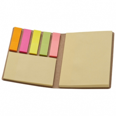 Logo trade advertising products image of: Adhesive note pad BURLINGTON