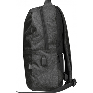 Logo trade promotional merchandise picture of: rPET backpack RIMINI