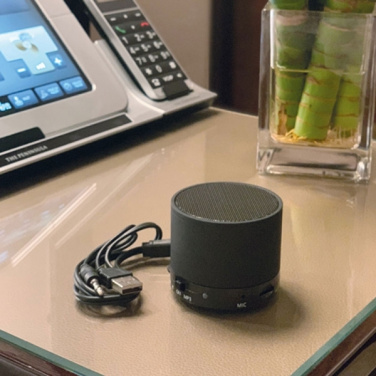 Logotrade promotional giveaway image of: Mini Bluetooth speaker HAWICK