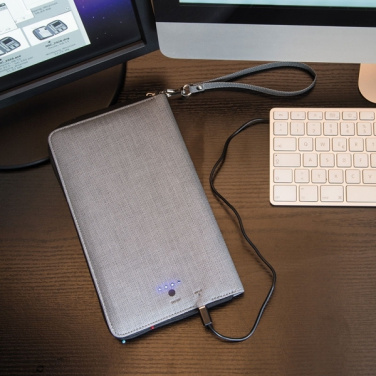 Logotrade promotional product image of: Travel folder with power bank Almera