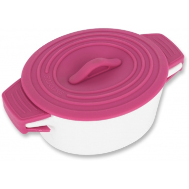 Logotrade promotional giveaway picture of: Porcelain pot with silicone lid DELHI