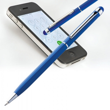 Logo trade promotional merchandise photo of: Metal ballpen with touch pen NEW ORLEANS