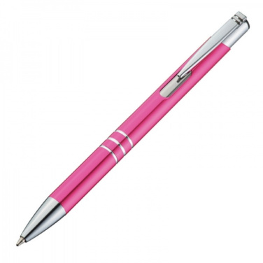 Logo trade promotional item photo of: Metal ballpen ASCOT