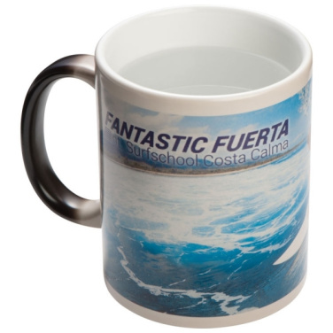 Logotrade promotional product image of: Colour-changing sublimation mug SIRMIONE 300 ml