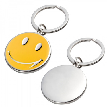 Logo trade promotional gifts image of: Keyring SMILE