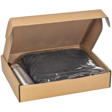 Logo trade promotional giveaway photo of: Set fleece blanket and thermal flask LIVERPOOL