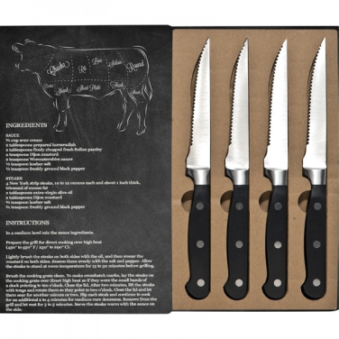 Logotrade advertising product image of: Steak knife set LONDON