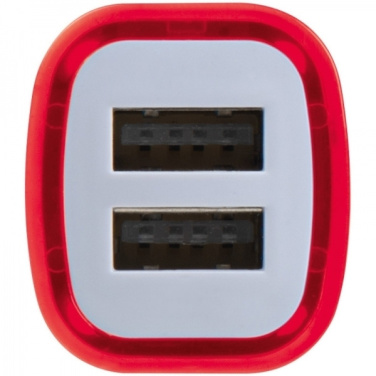 Logo trade promotional item photo of: USB charging adapter KFZ FRUIT