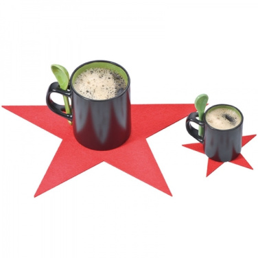Logo trade promotional gifts image of: Felt star set KARLSTAD