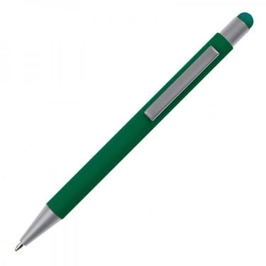 Logo trade promotional giveaways image of: Metal ballpen touch pen soft touch SALT LAKE CITY