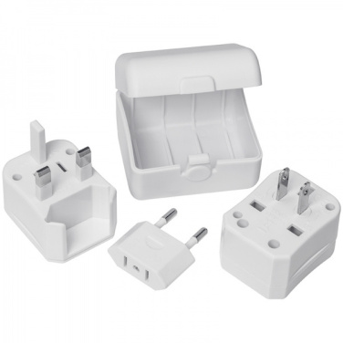 Logo trade promotional items picture of: Travel adapter PERU