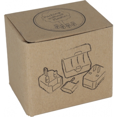 Logo trade advertising products picture of: Travel adapter PERU
