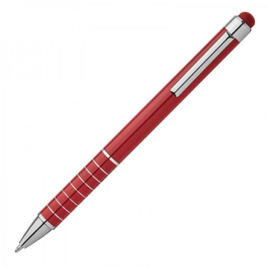 Logotrade promotional giveaway image of: Metal ballpen with touch pen LUEBO