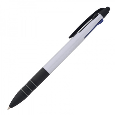 Logo trade promotional merchandise image of: Plastic ballpen 3in1 BOGOTA