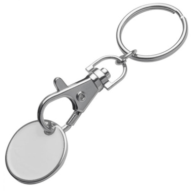 Logo trade promotional products picture of: Keyring with shopping coin ARRAS
