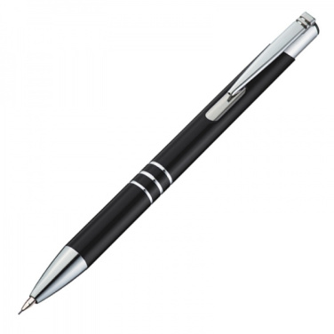 Logo trade business gifts image of: Metal writing set CLAREMONT