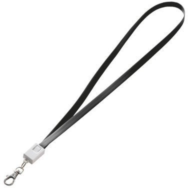 Logo trade promotional item photo of: Lanyard with usb cable LE PORT