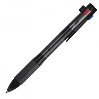 Logo trade promotional merchandise picture of: Plastic ballpen 4in1 NEAPEL
