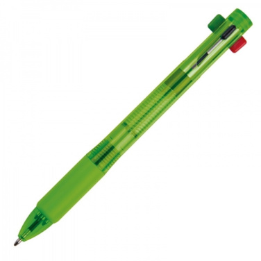 Logo trade corporate gifts picture of: Plastic ballpen 4in1 NEAPEL