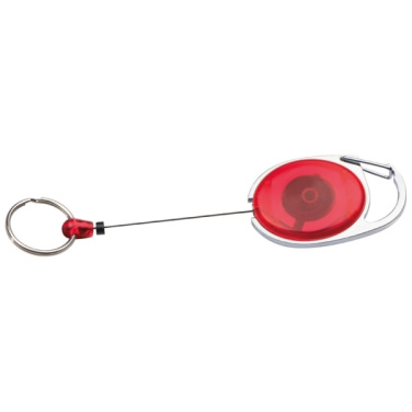 Logo trade advertising product photo of: Ski-Pass with Carabiner Keyring EMPLOYEE