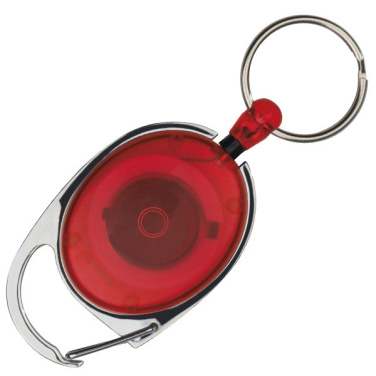 Logotrade promotional product image of: Ski-Pass with Carabiner Keyring EMPLOYEE