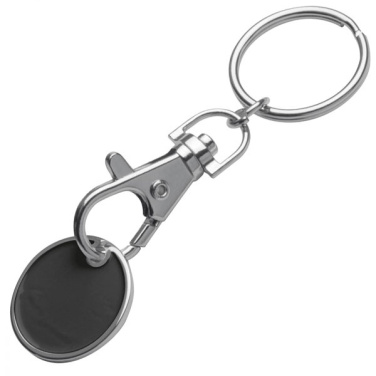 Logo trade promotional items image of: Keyring with shopping coin ARRAS