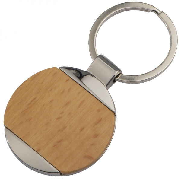 Logotrade promotional merchandise photo of: Wooden keyring LANGHAUS
