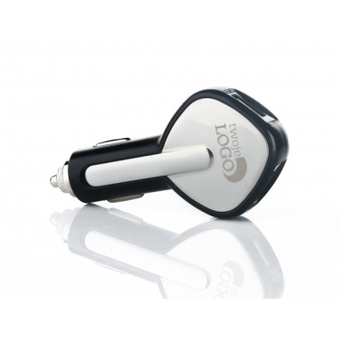 Logo trade promotional products image of: Dual USB Car Charger