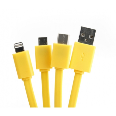 Logo trade corporate gift photo of: Personalized charging cable 3in1