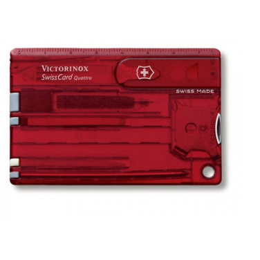 Logo trade promotional gift photo of: SwissCard Quattro Victorinox