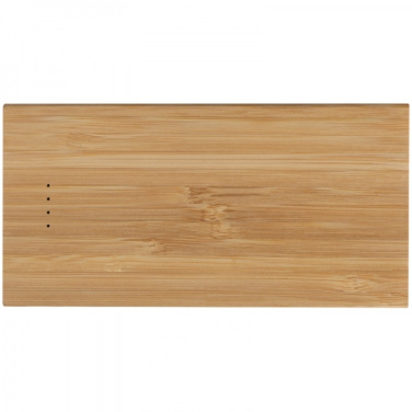 Logo trade promotional items picture of: Bamboo power bank KATOWICE