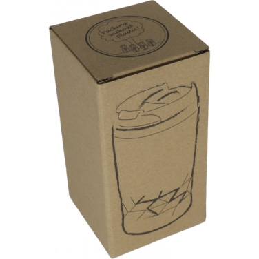 Logo trade corporate gift photo of: Stainless steel mug with lid ROMA 250 ml