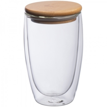 Logotrade promotional giveaway image of: Double-walled glass ZAKOPANE 500 ml