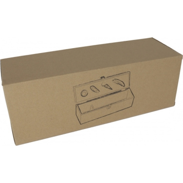 Logotrade corporate gift picture of: Wooden wine box SAINT-ETIENNE