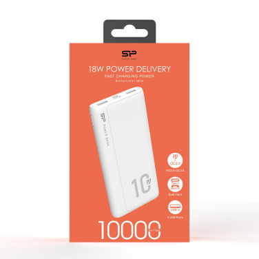 Logo trade promotional items image of: POWER BANK SILICON POWER QP15 10000 MAH