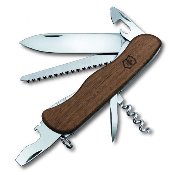 Logotrade advertising product picture of: Pocket knife Forester wooden Victorinox