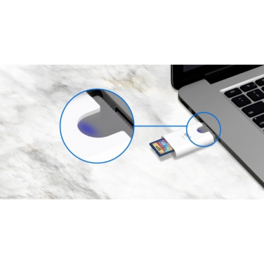 Logotrade promotional merchandise photo of: MicroSD and SD card reader Silicon Power Combo 3.1