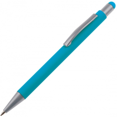 Logotrade promotional merchandise picture of: Metal ballpen touch pen soft touch SALT LAKE CITY