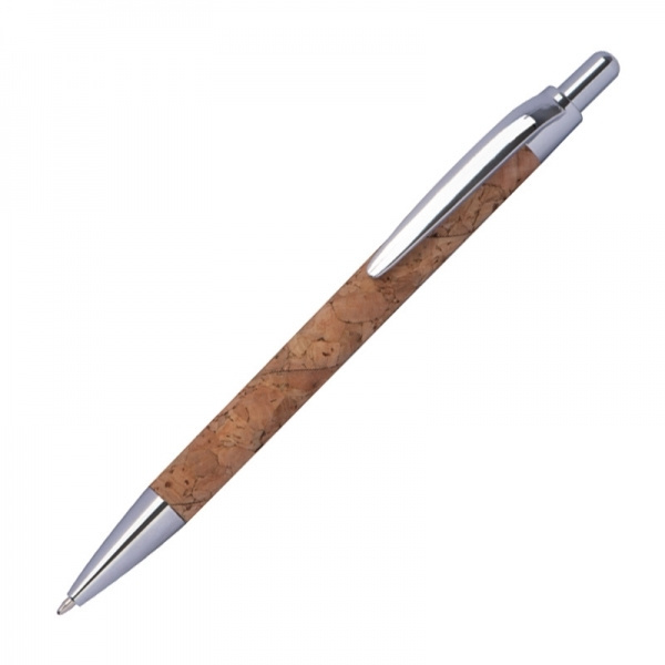 Logotrade promotional giveaway image of: Cork pen KINGSWOOD