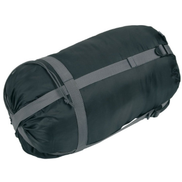 Logo trade promotional product photo of: Sleeping bag KINABALU Schwarzwolf