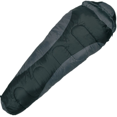 Logo trade promotional giveaway photo of: Sleeping bag KINABALU Schwarzwolf