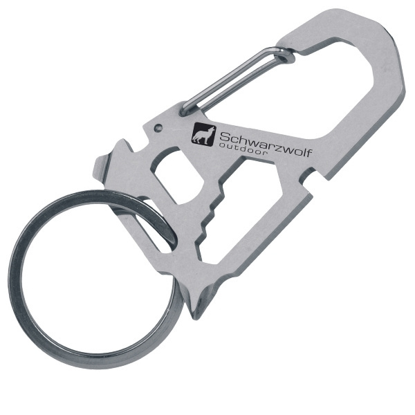 Logotrade promotional merchandise photo of: Multifunctional keychain ANTISANA Schwarzwolf