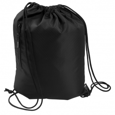 Logotrade corporate gift picture of: Drawstring bag NUNAVUT Schwarzwolf