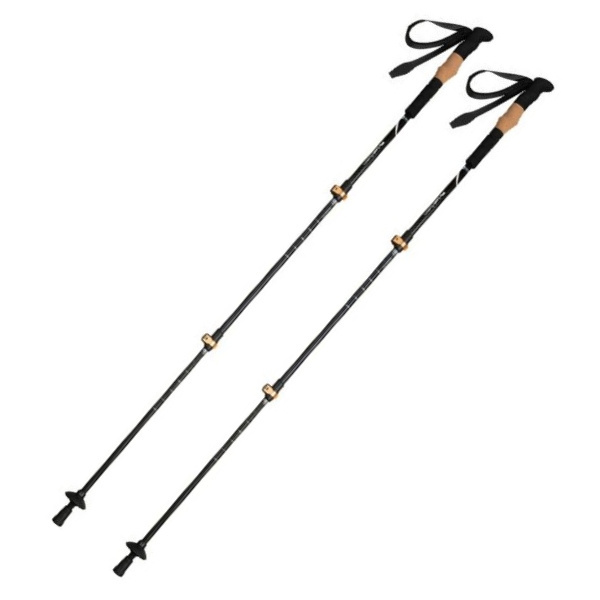 Logotrade promotional product image of: Trekking poles DENALI Schwarzwolf