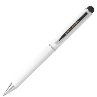 Logo trade promotional gifts image of: Metal ballpoint pen, touch pen, soft touch CLAUDIE Pierre Cardin