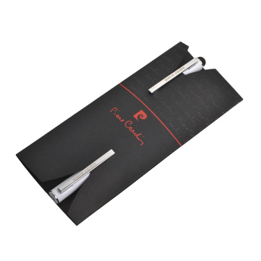 Logotrade promotional merchandise image of: Writing set ballpoint pen & roller soft touch CLAUDIE